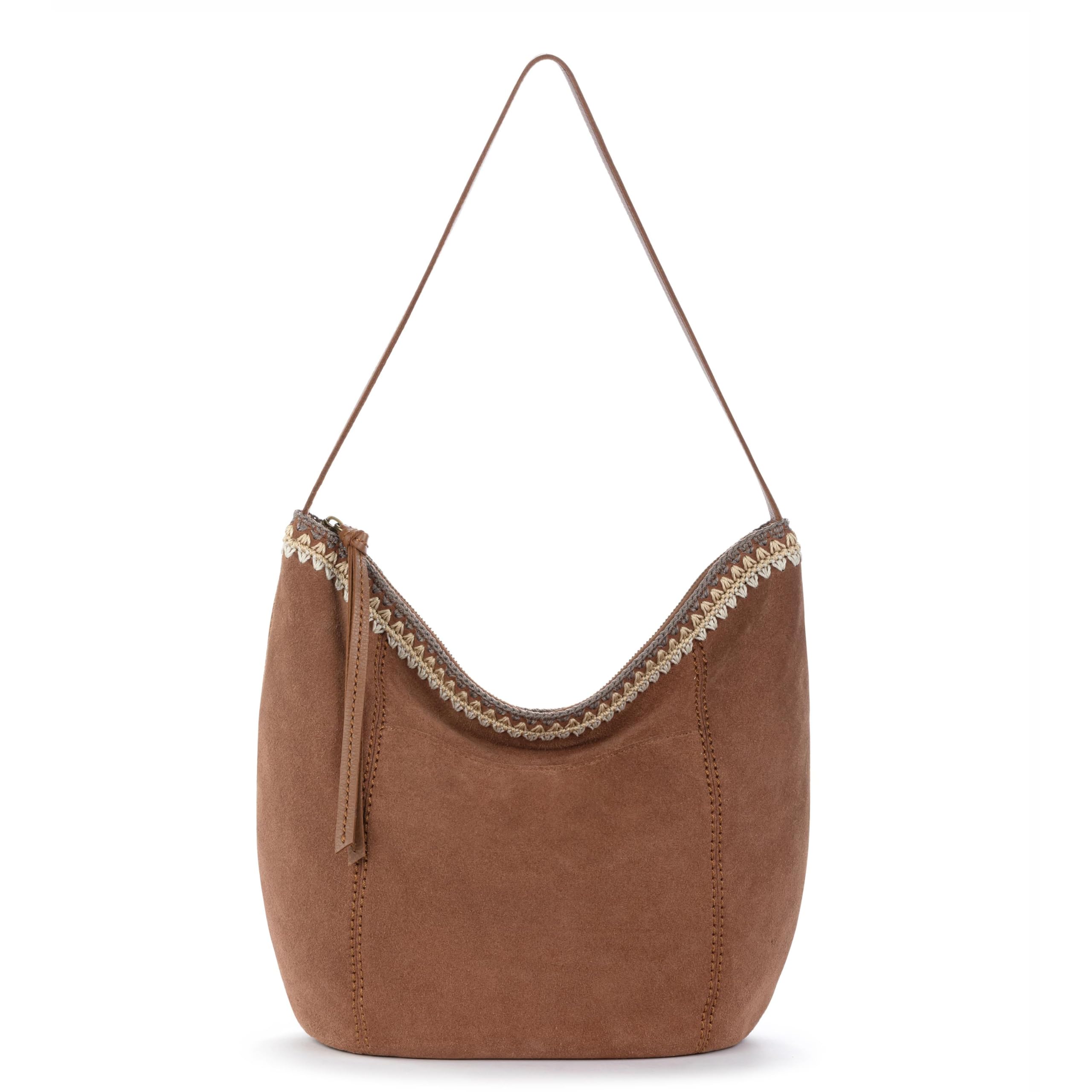 The Sak Sequoia Hobo Bag - Premium Large Leather Women's Handbag for Everyday & Travel - Durable Purse With Zipper Pocket