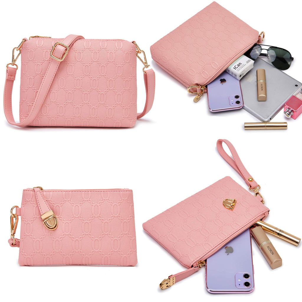 Women's Fashion Handbags Tote Bags Shoulder Bag Top Handle Satchel Purse Set 4pcs