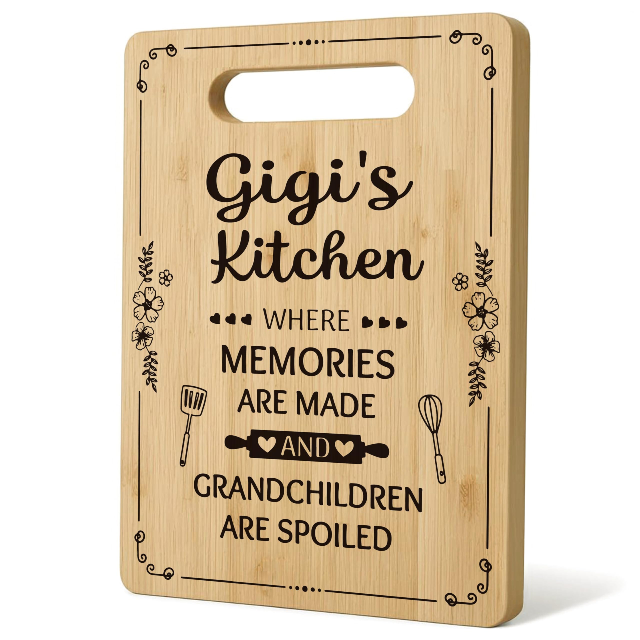 Gifts for Grandma, Grandma Cutting Board Chopping Board, Best Grandma Gifts, Grandma Christmas Birthday Gifts, Grandma Gifts from Grandkids, Grandma Kitchen Gifts Bamboo Cutting Boards