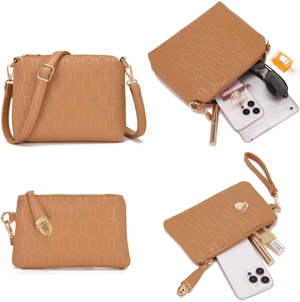 Women's Fashion Handbags Tote Bags Shoulder Bag Top Handle Satchel Purse Set 4pcs