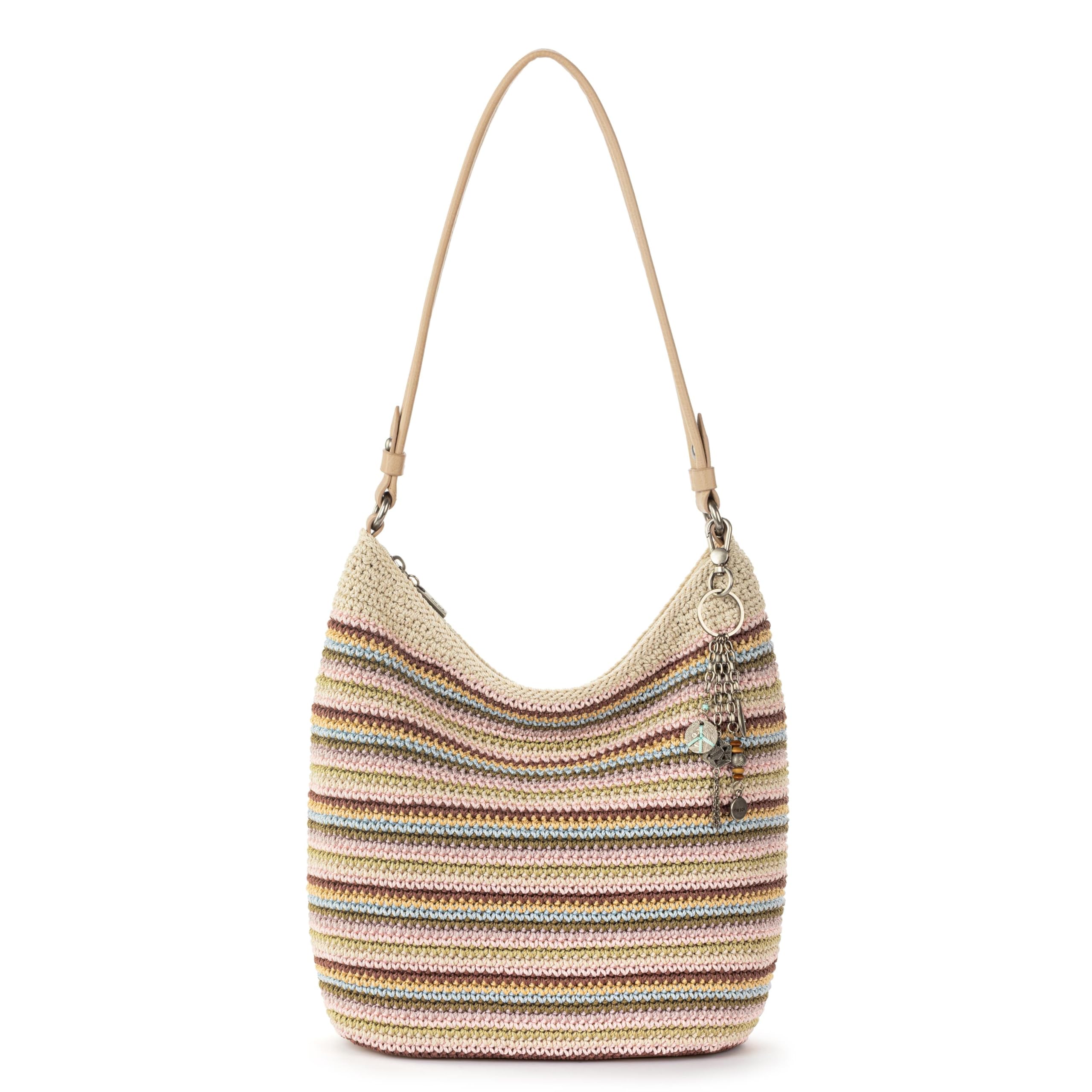 The Sak Sequoia Hobo Bag - Hand Crochet Large Women's Purse for Everyday & Travel - Durable Handbag & Tote With Zipper Pocket