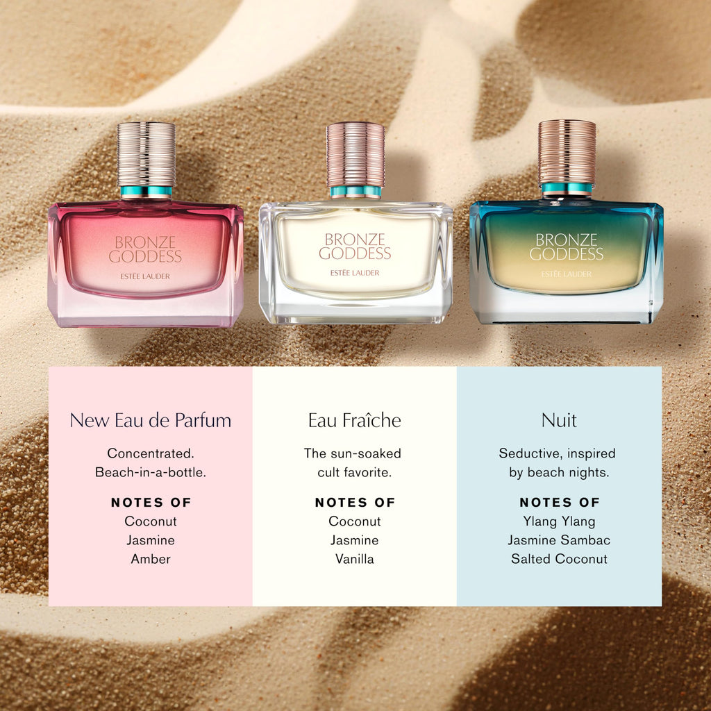Estée Lauder Bronze Goddess Eau Fraîche Spray with Notes of Tiare Flower, Creamy Coconut, Amber, Sandalwood & Vanilla | Perfumes for Women