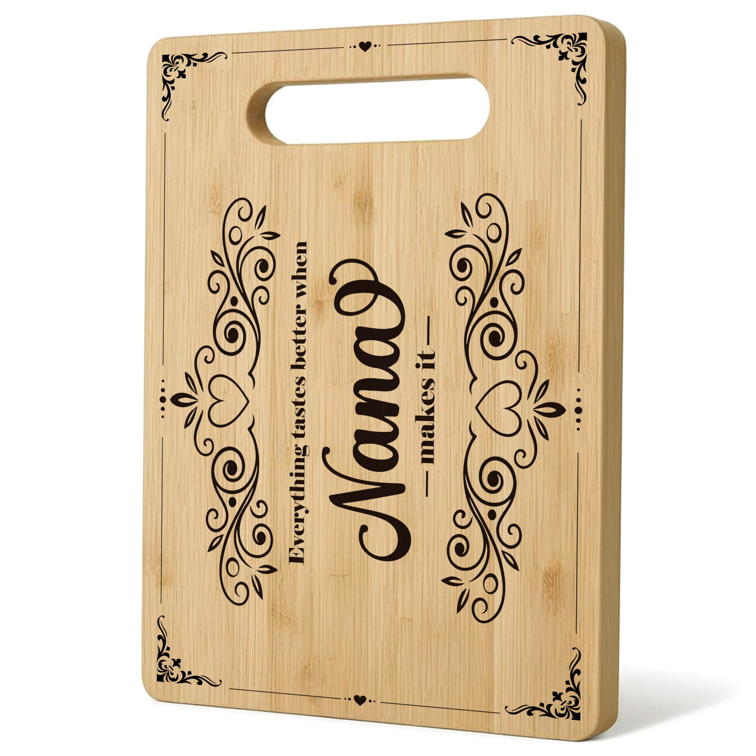 Gifts for Grandma, Grandma Cutting Board Chopping Board, Best Grandma Gifts, Grandma Christmas Birthday Gifts, Grandma Gifts from Grandkids, Grandma Kitchen Gifts Bamboo Cutting Boards