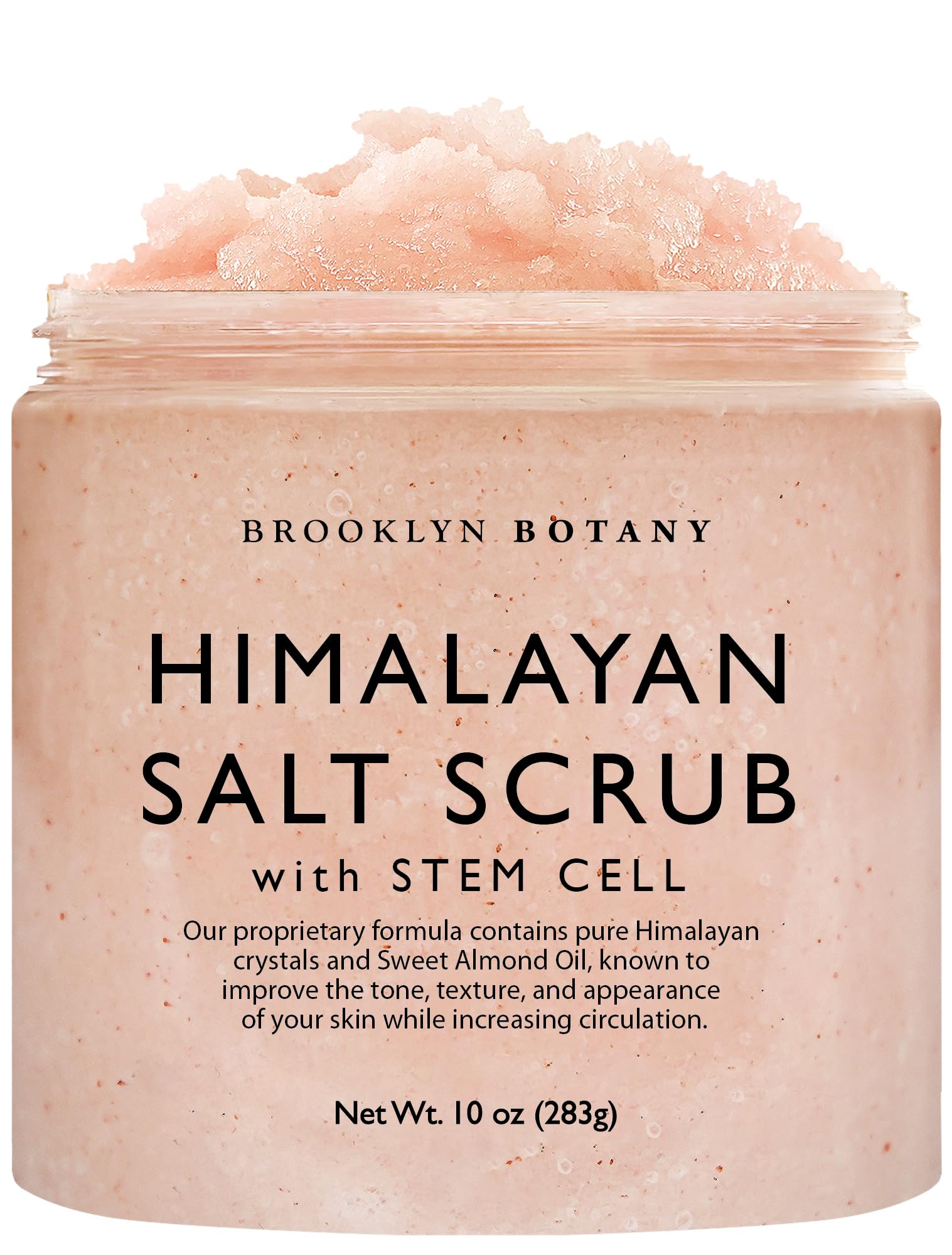 Brooklyn Botany Brown Sugar Body Scrub - Moisturizing and Exfoliating Body, Face, Hand, Foot Scrub - Fights Acne, Fine Lines & Wrinkles, Great Gifts For Women & Men - 10 oz
