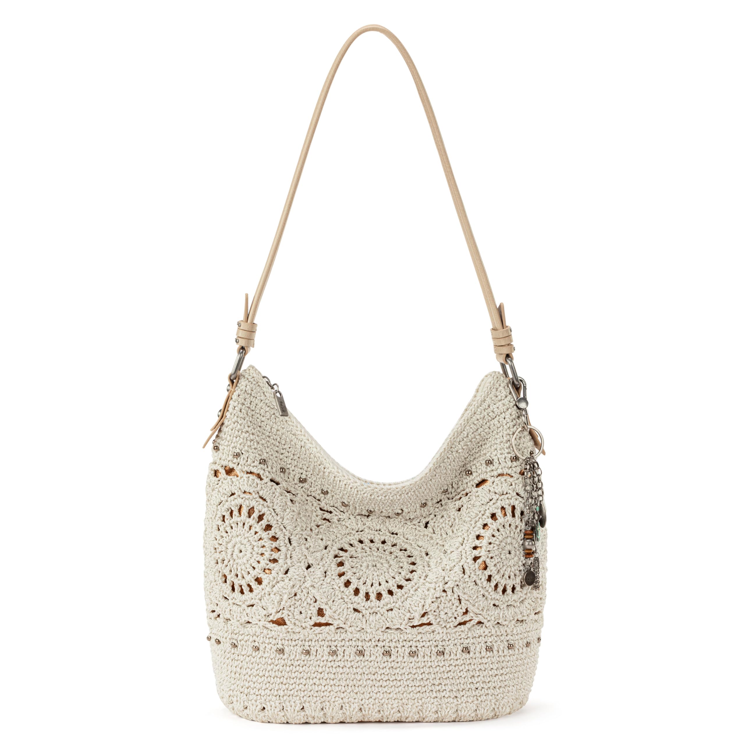 The Sak Sequoia Hobo Bag - Hand Crochet Large Women's Purse for Everyday & Travel - Durable Handbag & Tote With Zipper Pocket