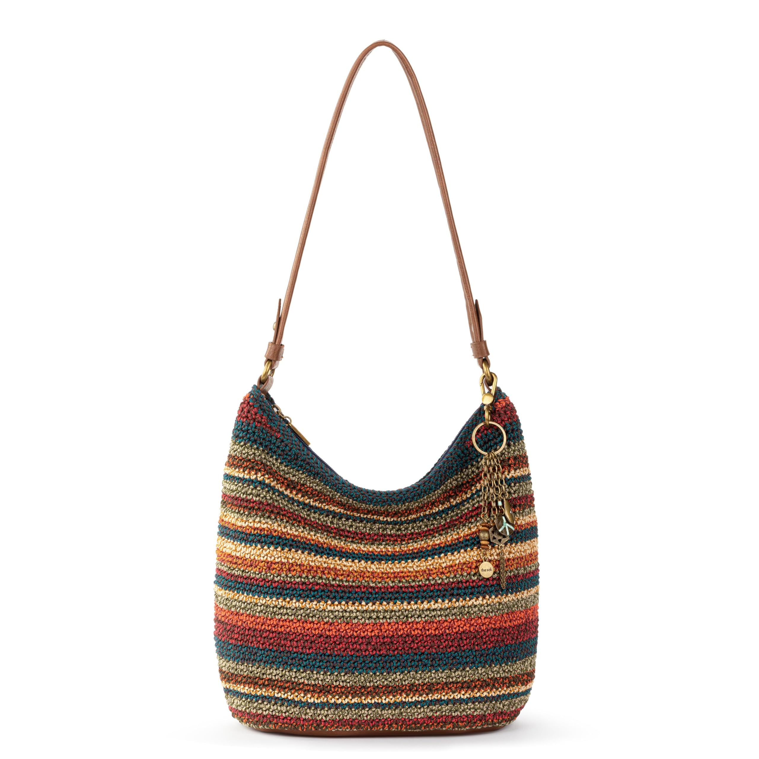 The Sak Sequoia Hobo Bag - Hand Crochet Large Women's Purse for Everyday & Travel - Durable Handbag & Tote With Zipper Pocket