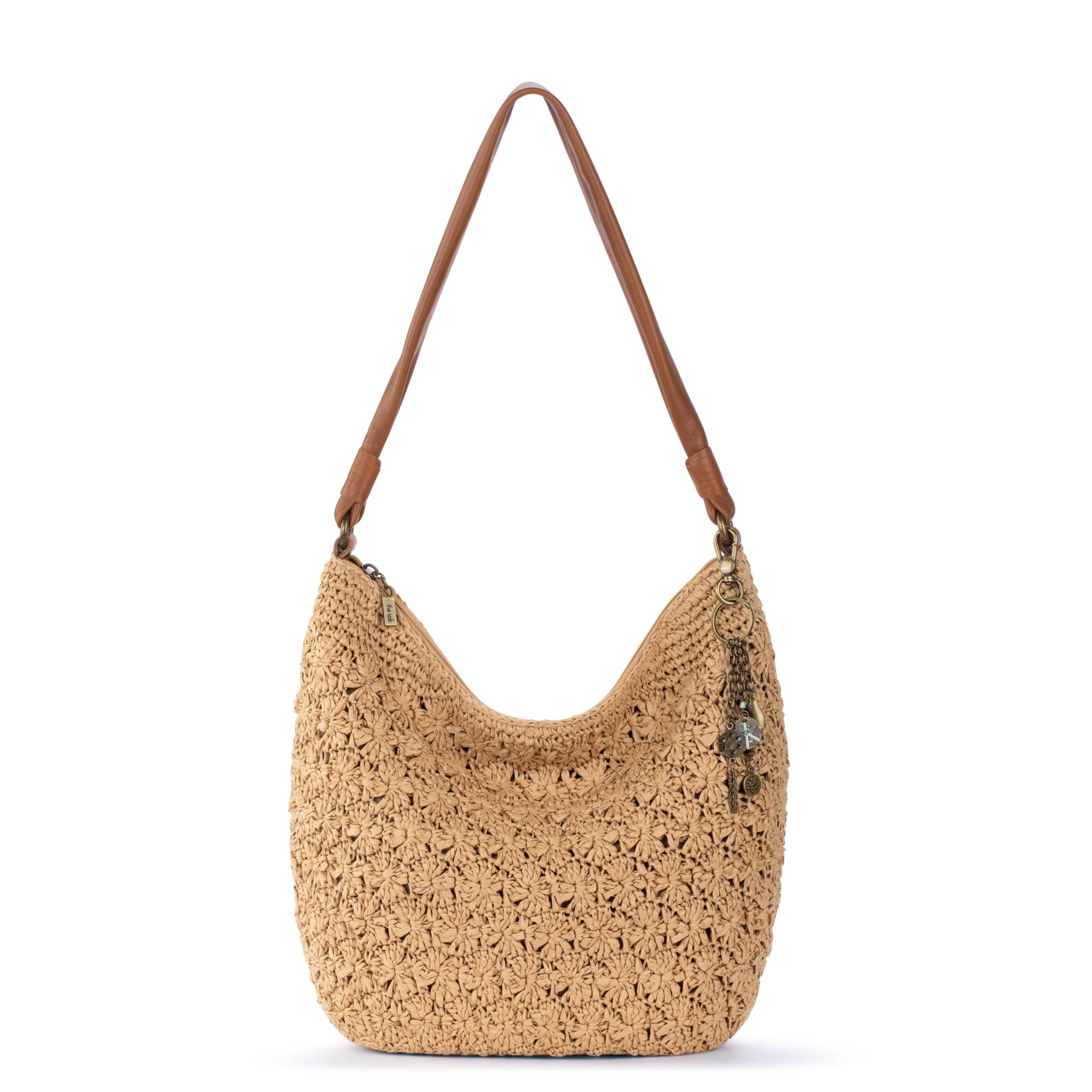 The Sak Sequoia Hobo Bag - Hand Crochet Large Women's Purse for Everyday & Travel - Durable Handbag & Tote With Zipper Pocket