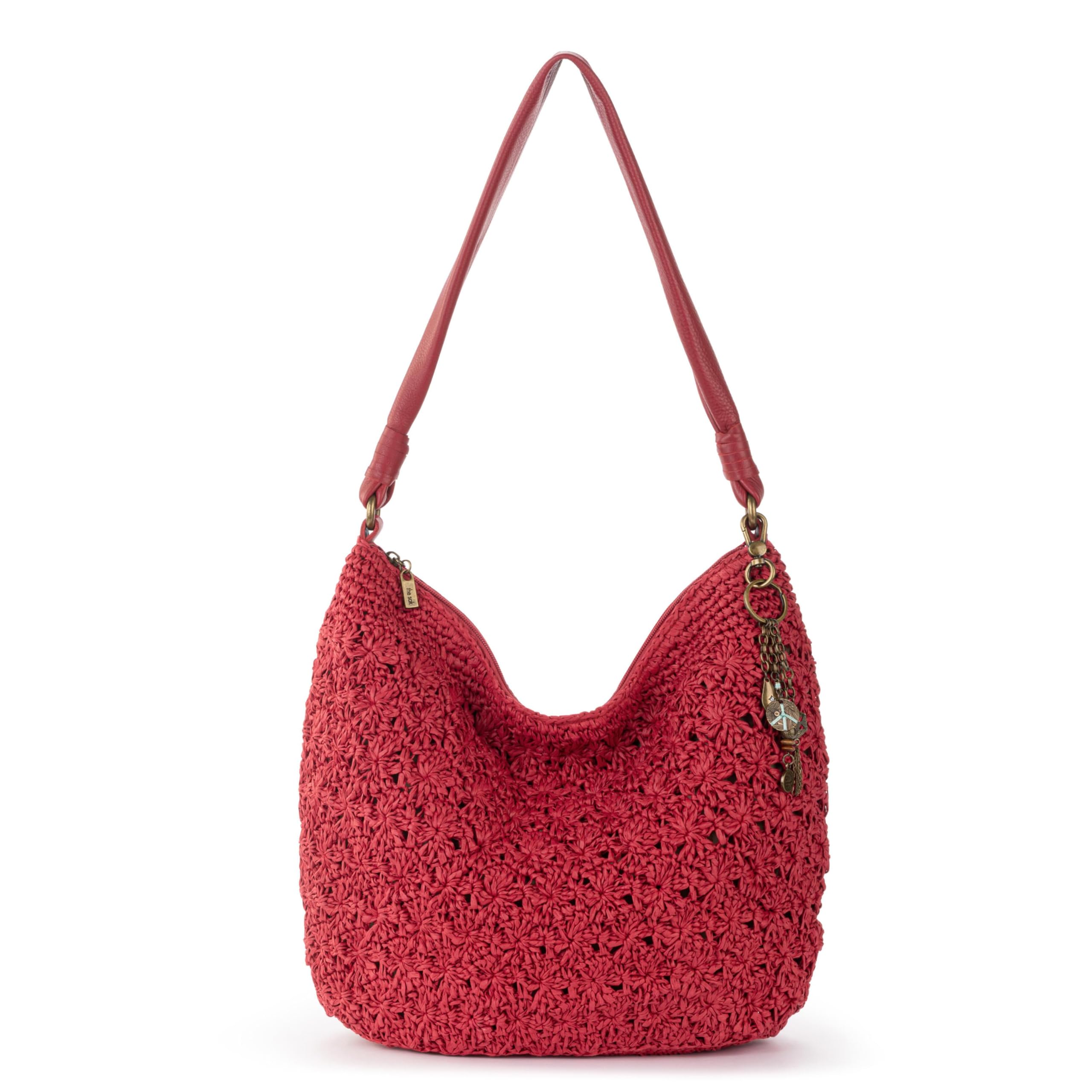 The Sak Sequoia Hobo Bag - Hand Crochet Large Women's Purse for Everyday & Travel - Durable Handbag & Tote With Zipper Pocket