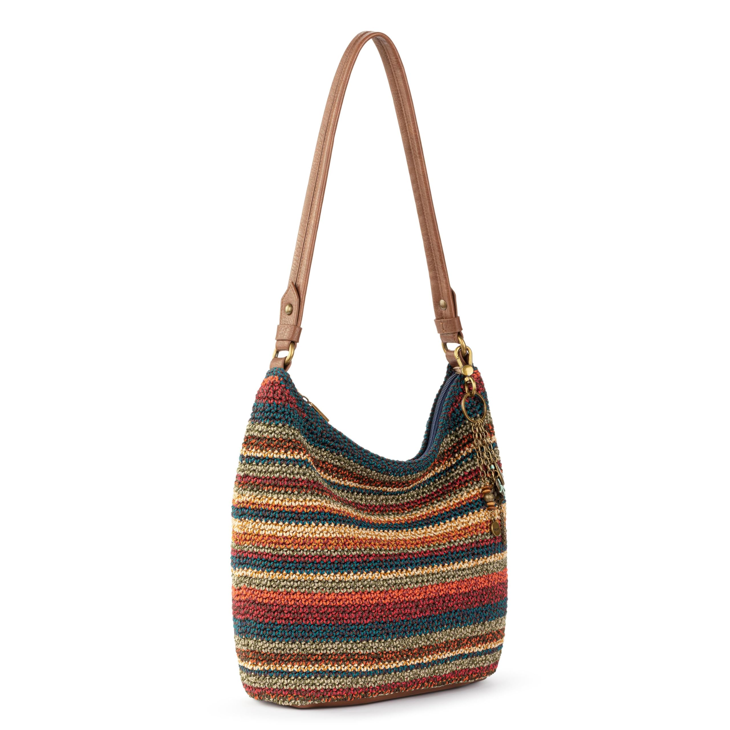 The Sak Sequoia Hobo Bag - Hand Crochet Large Women's Purse for Everyday & Travel - Durable Handbag & Tote With Zipper Pocket