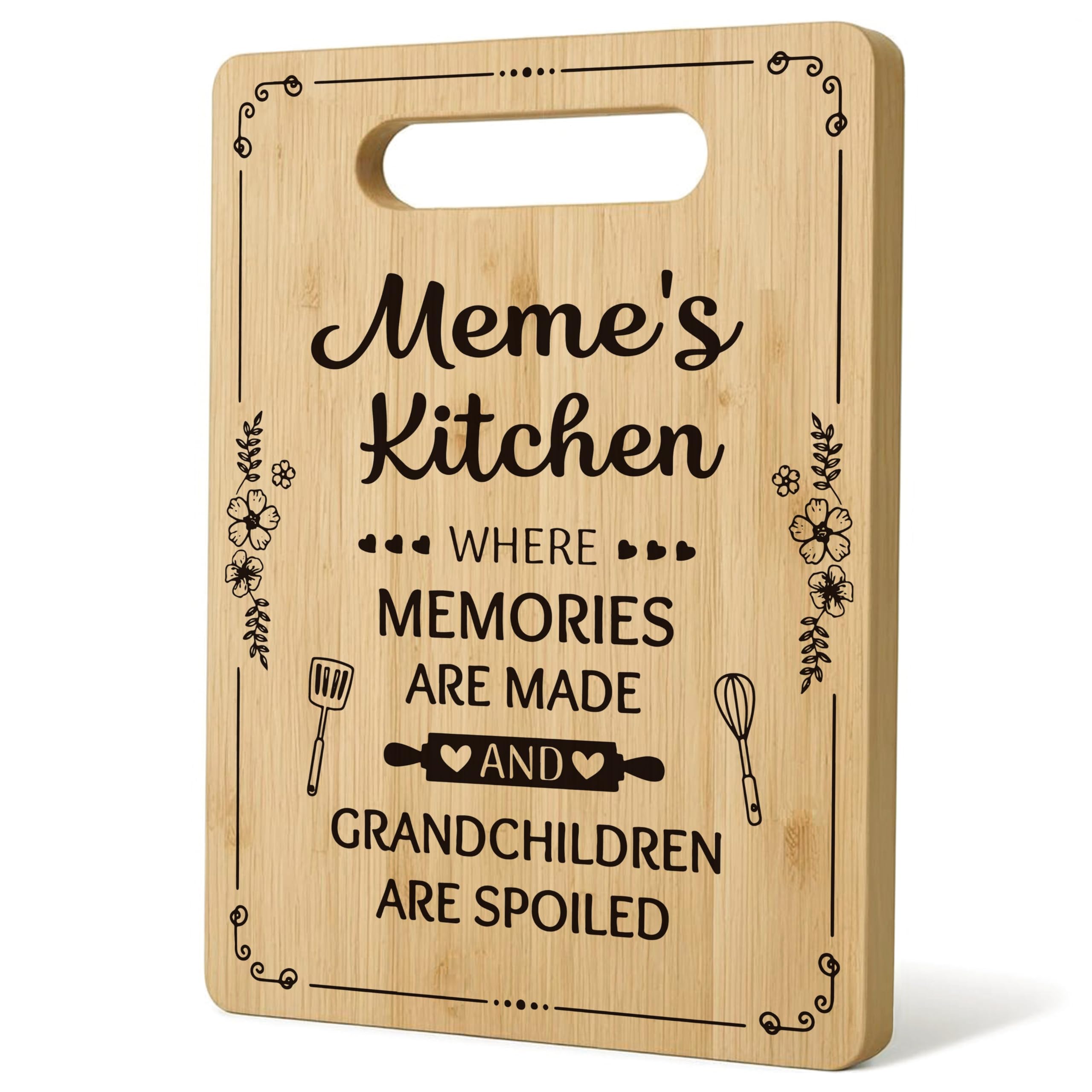 Gifts for Grandma, Grandma Cutting Board Chopping Board, Best Grandma Gifts, Grandma Christmas Birthday Gifts, Grandma Gifts from Grandkids, Grandma Kitchen Gifts Bamboo Cutting Boards
