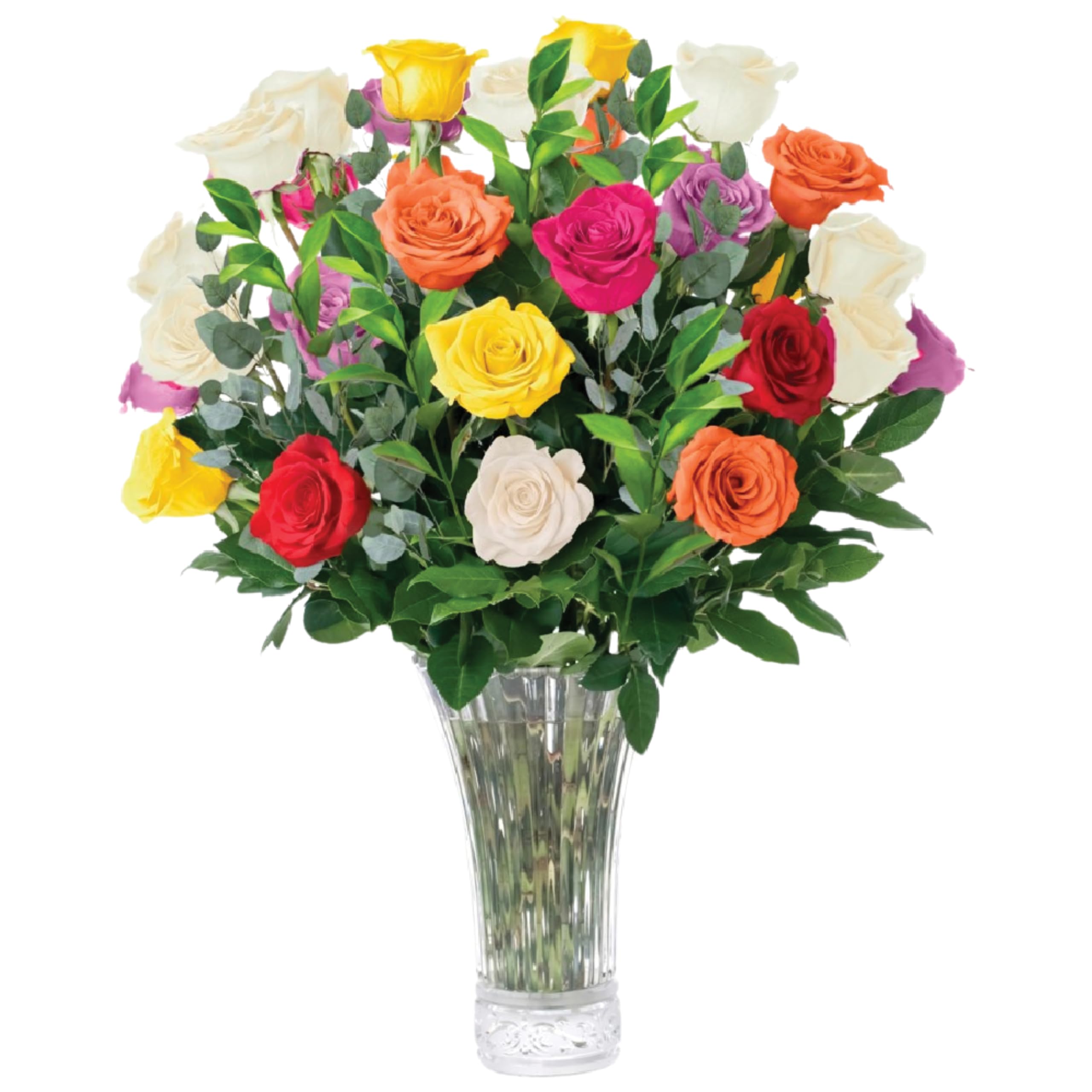 Aquarossa Farms – Mothers Day Flowers for Delivery, Fresh Flowers Bouquet, Handpicked from the Farm, Gift for Mom, Birthday, Anniversary, or Just Because – 24 Fresh Roses