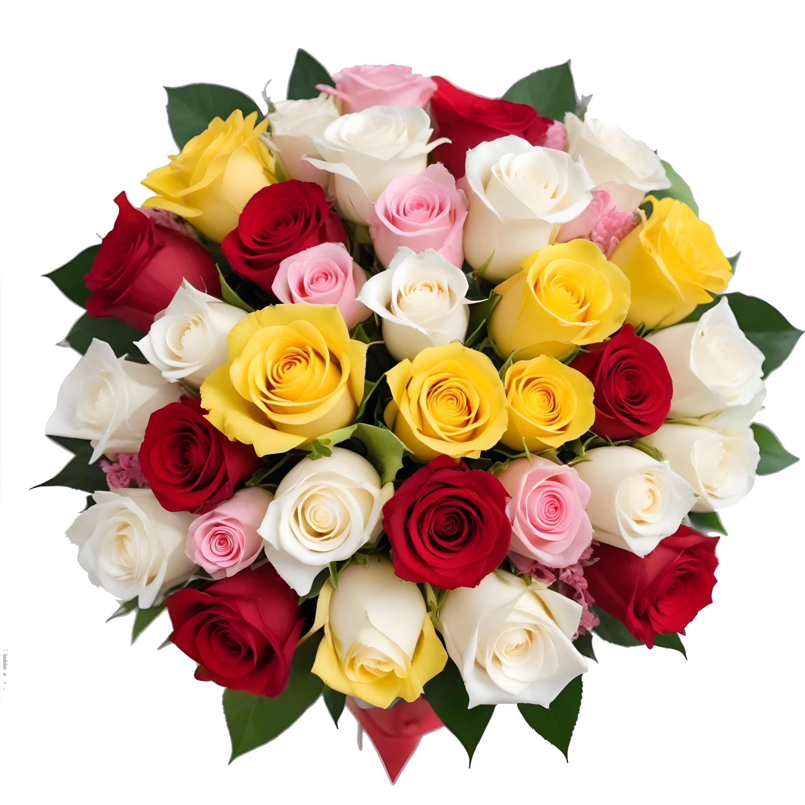 25 Pink Roses | Arabella Bouquets | Real Fresh Flowers for Delivery, Gift for Birthday Women, Congratulations, Anniversary, Thank You, Mother's Day