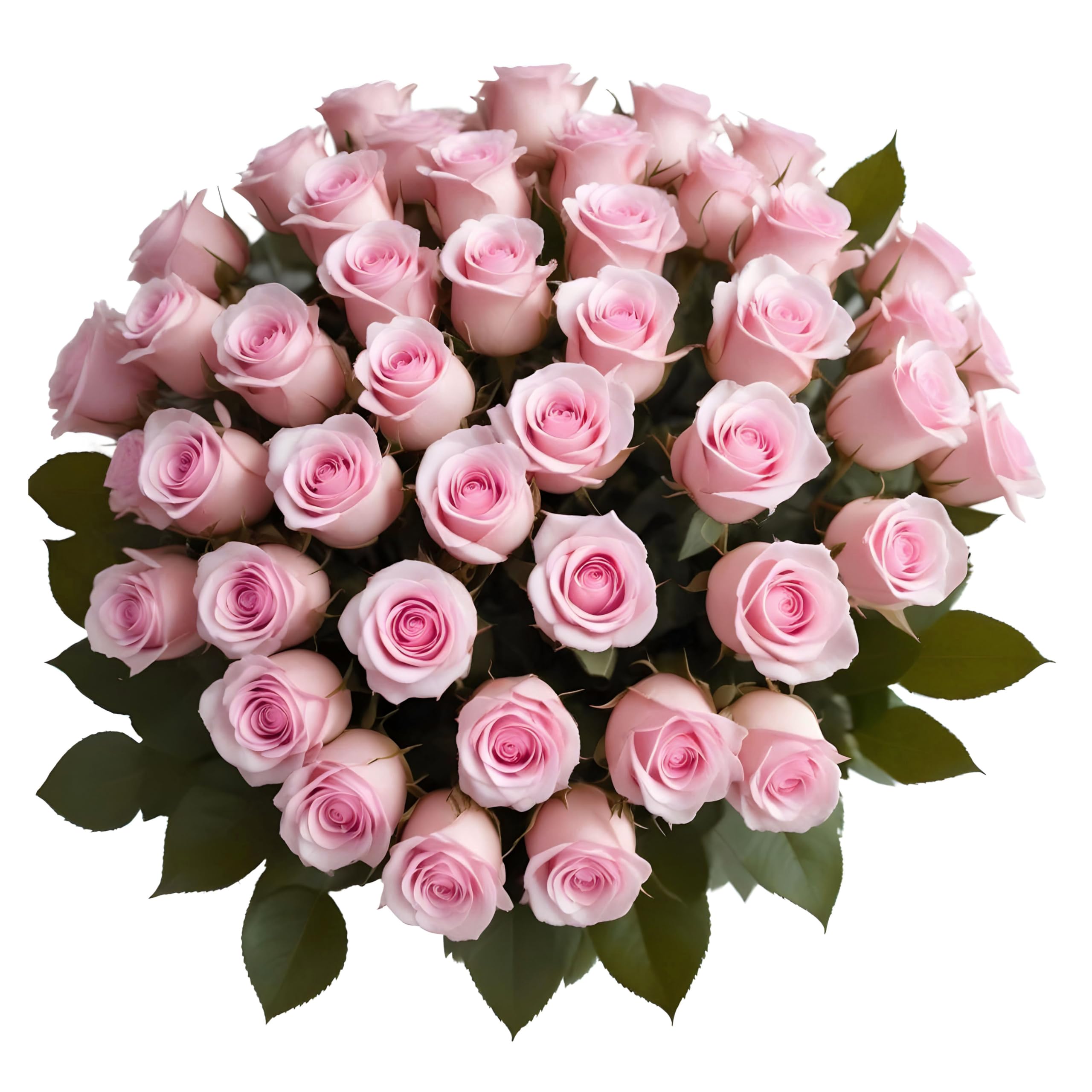 25 Pink Roses | Arabella Bouquets | Real Fresh Flowers for Delivery, Gift for Birthday Women, Congratulations, Anniversary, Thank You, Mother's Day