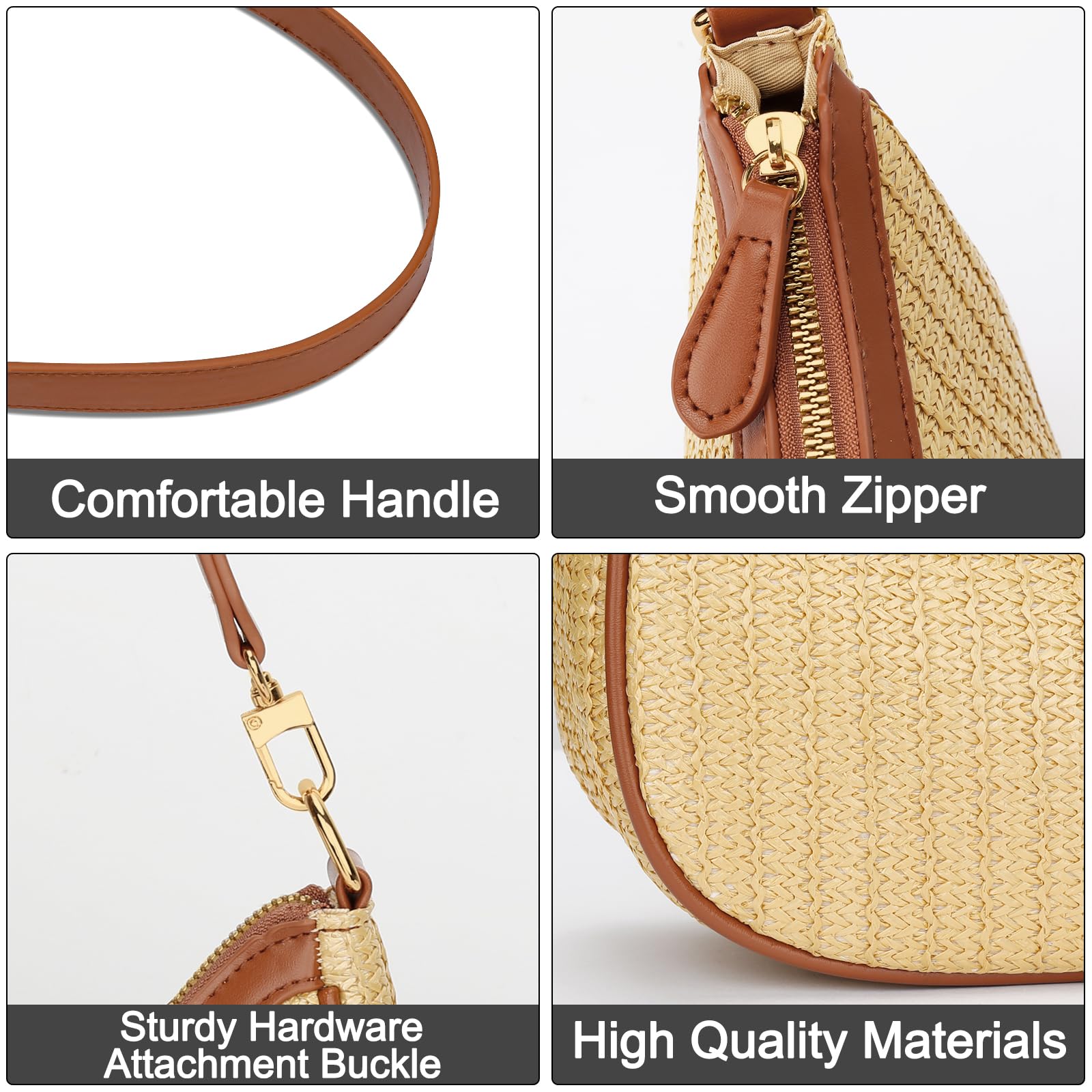 KKXIU Shoulder Bag for Women Cute Hobo Purses and Handbags Retro Clutch Underarm Purse | Cute, Retro, Cute, Retro
