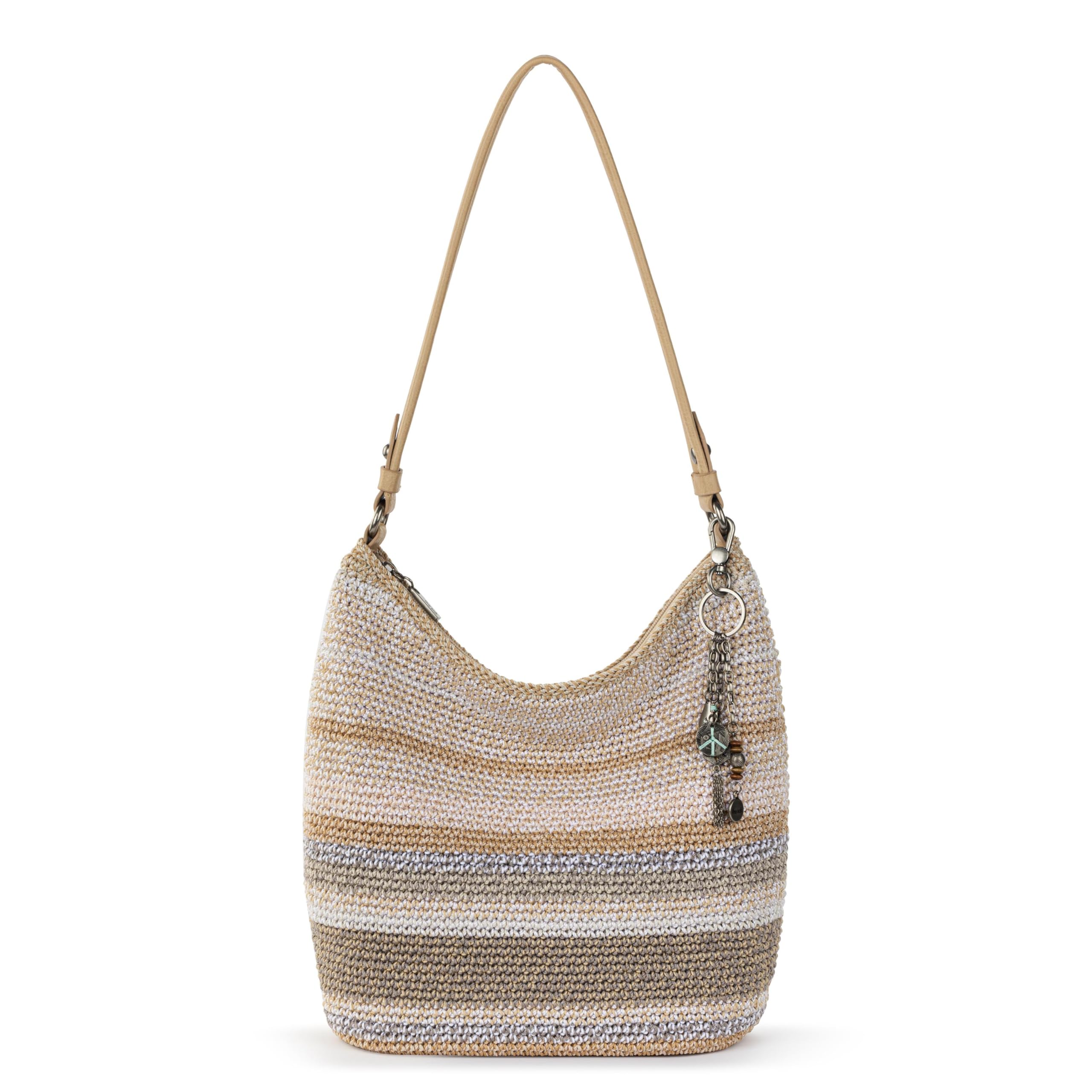 The Sak Sequoia Hobo Bag - Hand Crochet Large Women's Purse for Everyday & Travel - Durable Handbag & Tote With Zipper Pocket