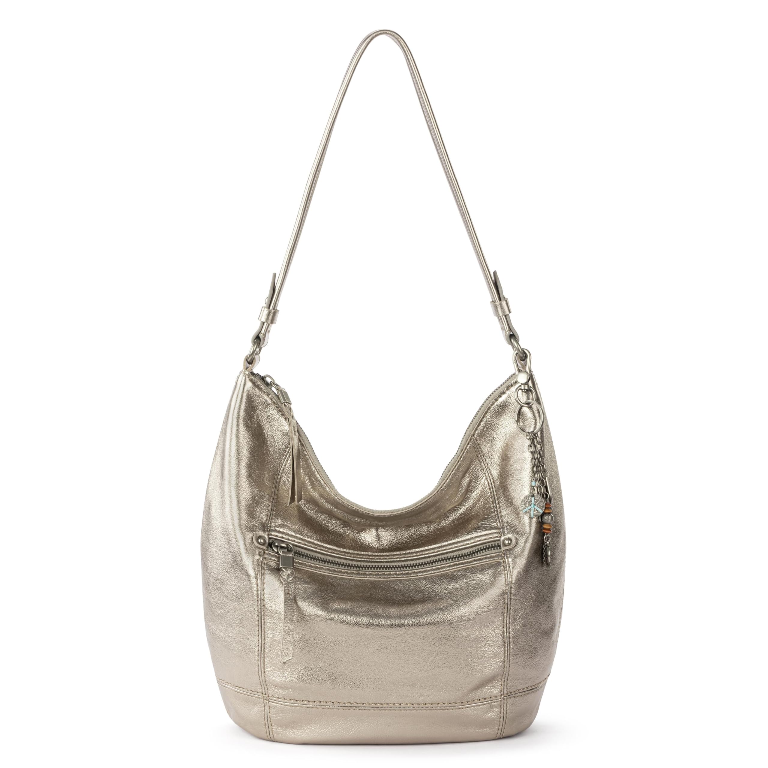 The Sak Sequoia Hobo Bag - Premium Large Leather Women's Handbag for Everyday & Travel - Durable Purse With Zipper Pocket