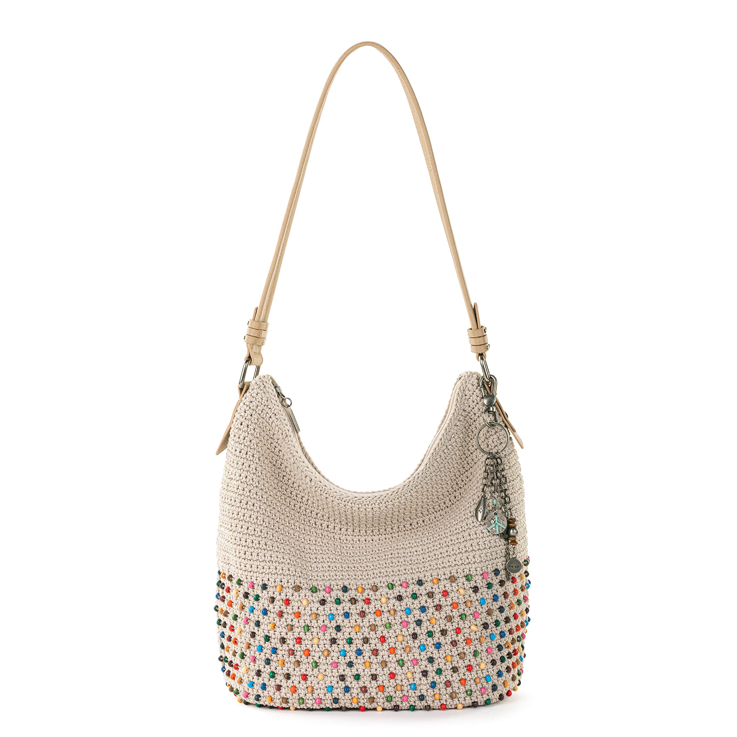 The Sak Sequoia Hobo Bag - Hand Crochet Large Women's Purse for Everyday & Travel - Durable Handbag & Tote With Zipper Pocket