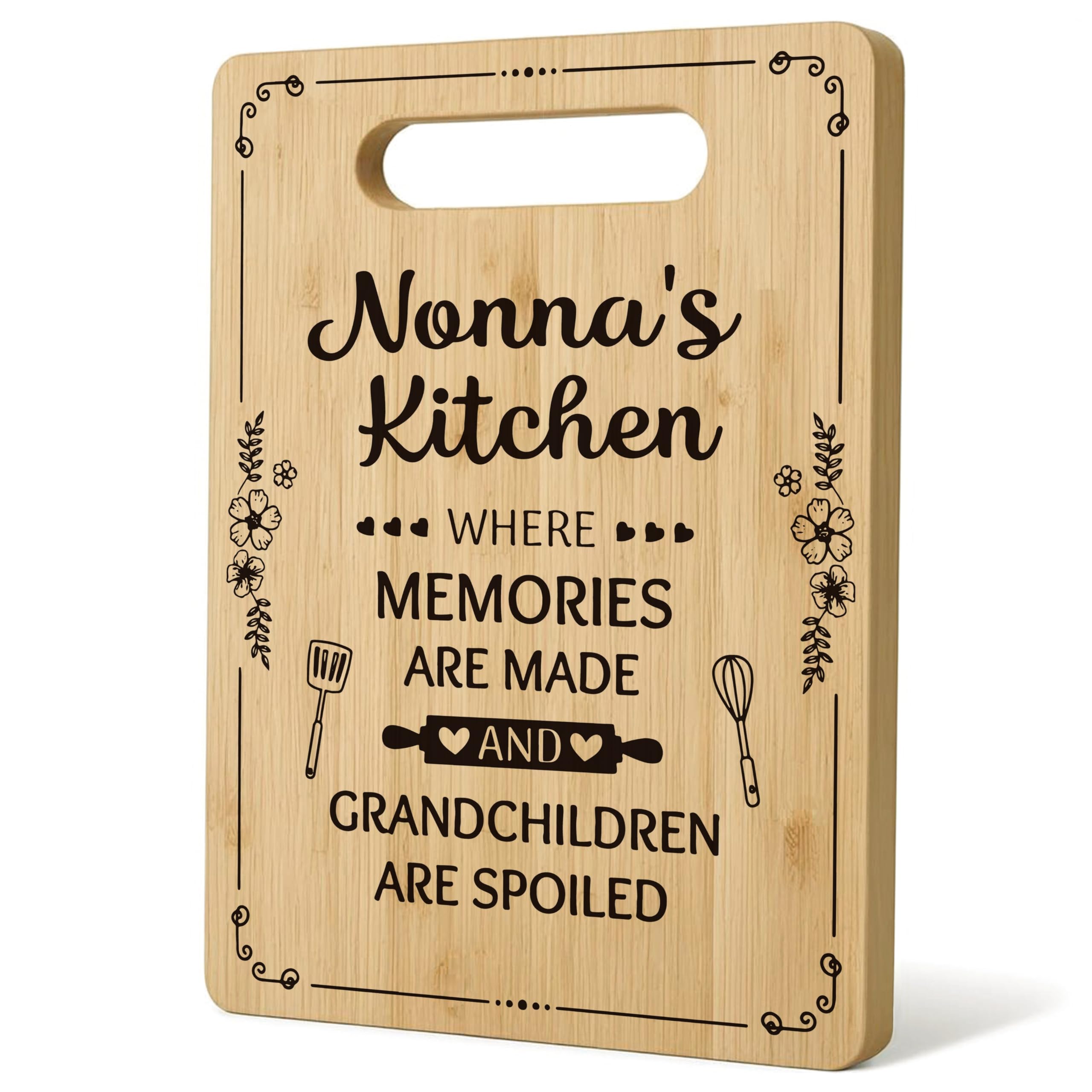 Gifts for Grandma, Grandma Cutting Board Chopping Board, Best Grandma Gifts, Grandma Christmas Birthday Gifts, Grandma Gifts from Grandkids, Grandma Kitchen Gifts Bamboo Cutting Boards