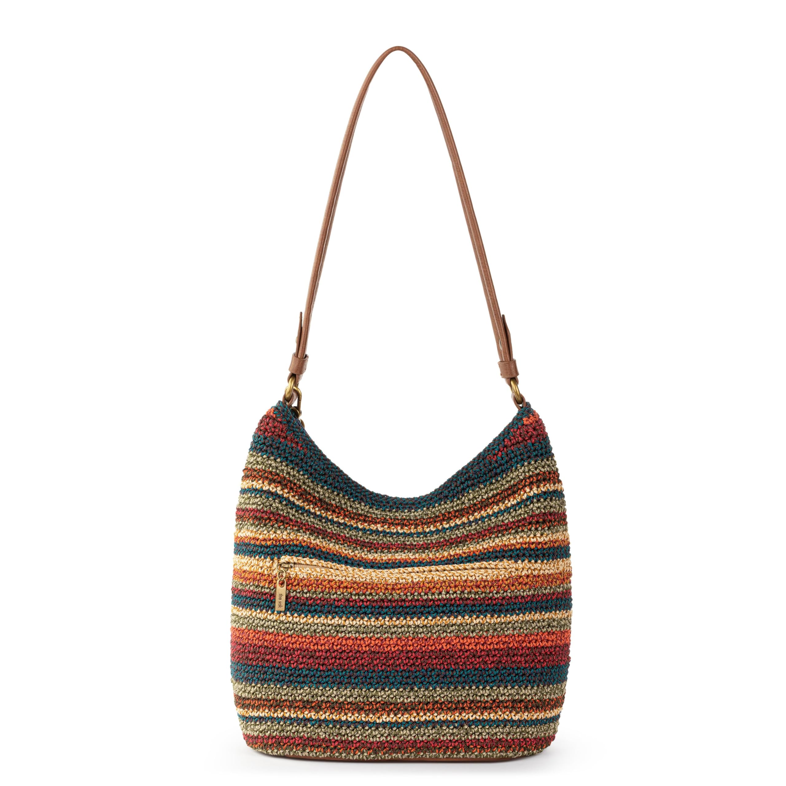 The Sak Sequoia Hobo Bag - Hand Crochet Large Women's Purse for Everyday & Travel - Durable Handbag & Tote With Zipper Pocket