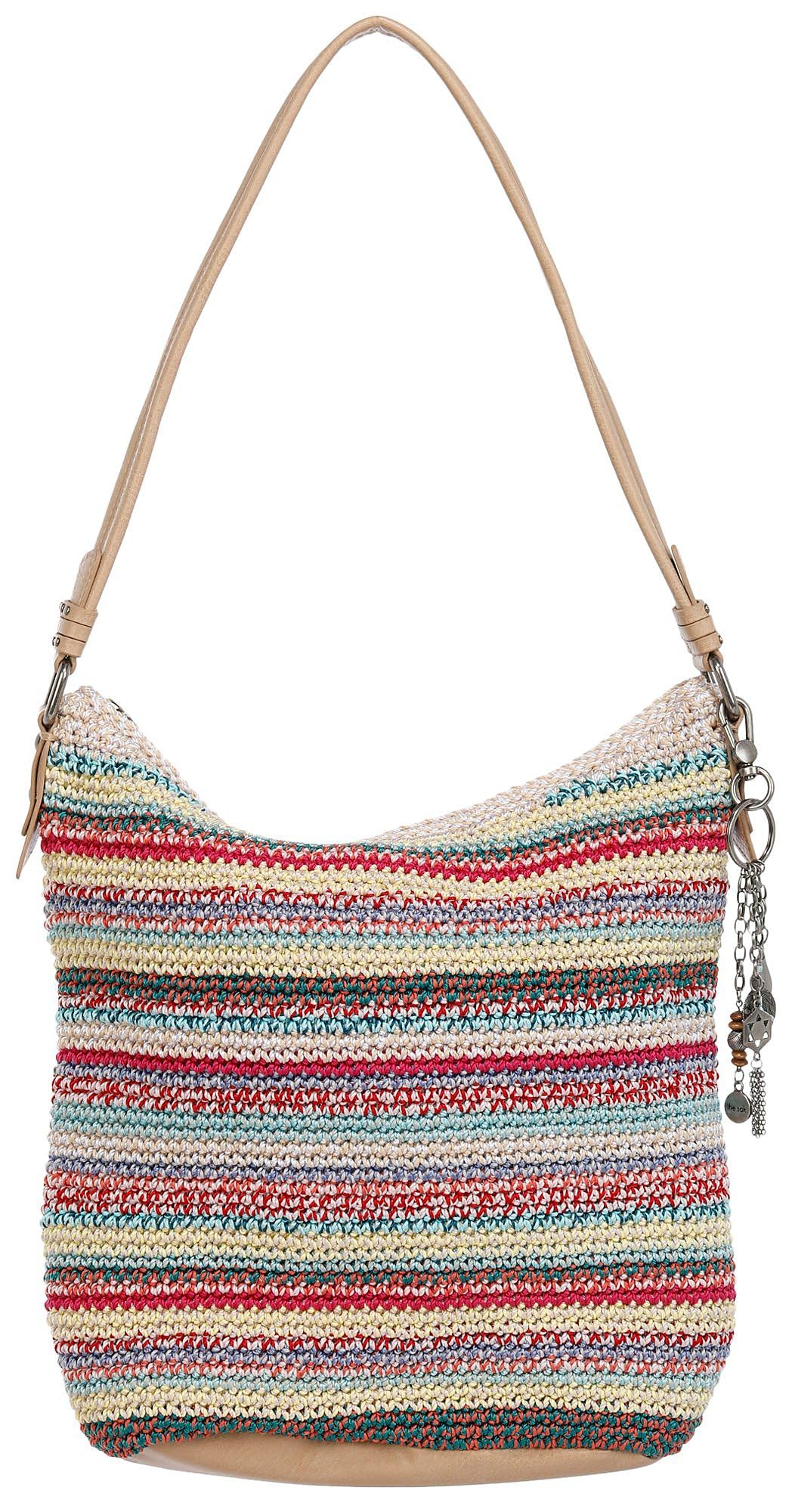 The Sak Sequoia Hobo Bag - Hand Crochet Large Women's Purse for Everyday & Travel - Durable Handbag & Tote With Zipper Pocket